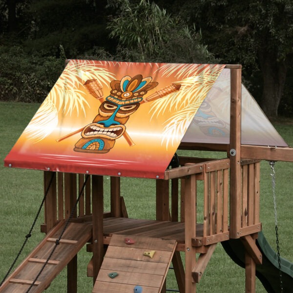 tiki sunset playset tarp design