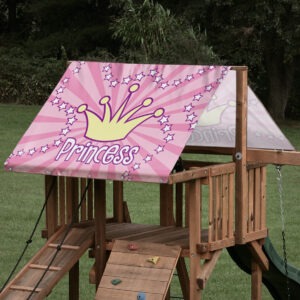 Pink princess crown replacement playset tarp