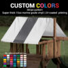 Custom Stripe Playset Tarp-0064: 2 Color, 3 Stripes