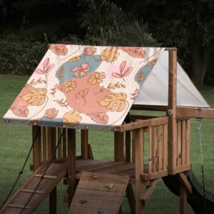 replacement swing set canopy floral